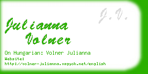 julianna volner business card